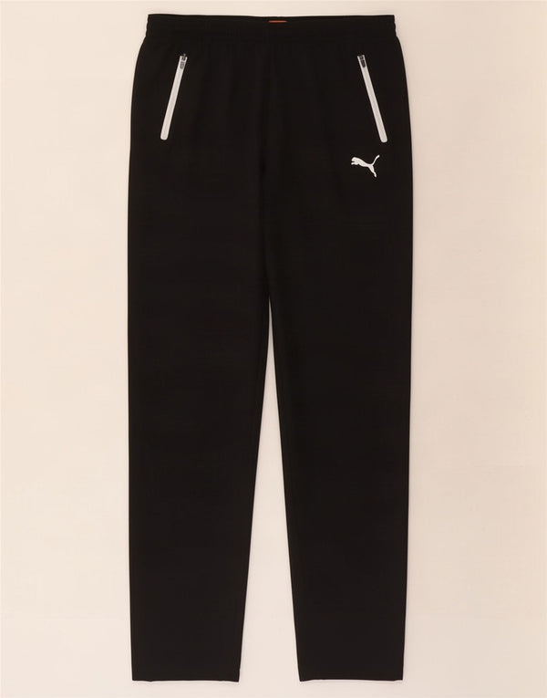 Puma Womens Tracksuit Trousers UK 14 Large Black Polyester