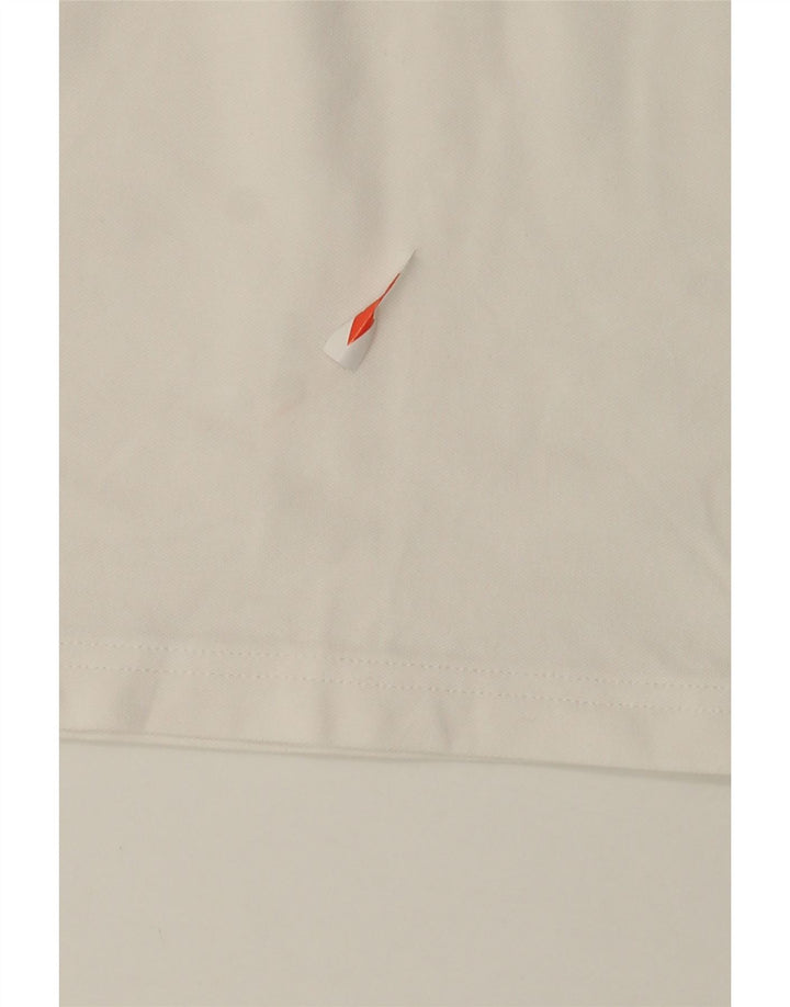 Hugo Boss Mens Slim Fit Polo Shirt Medium White Cotton