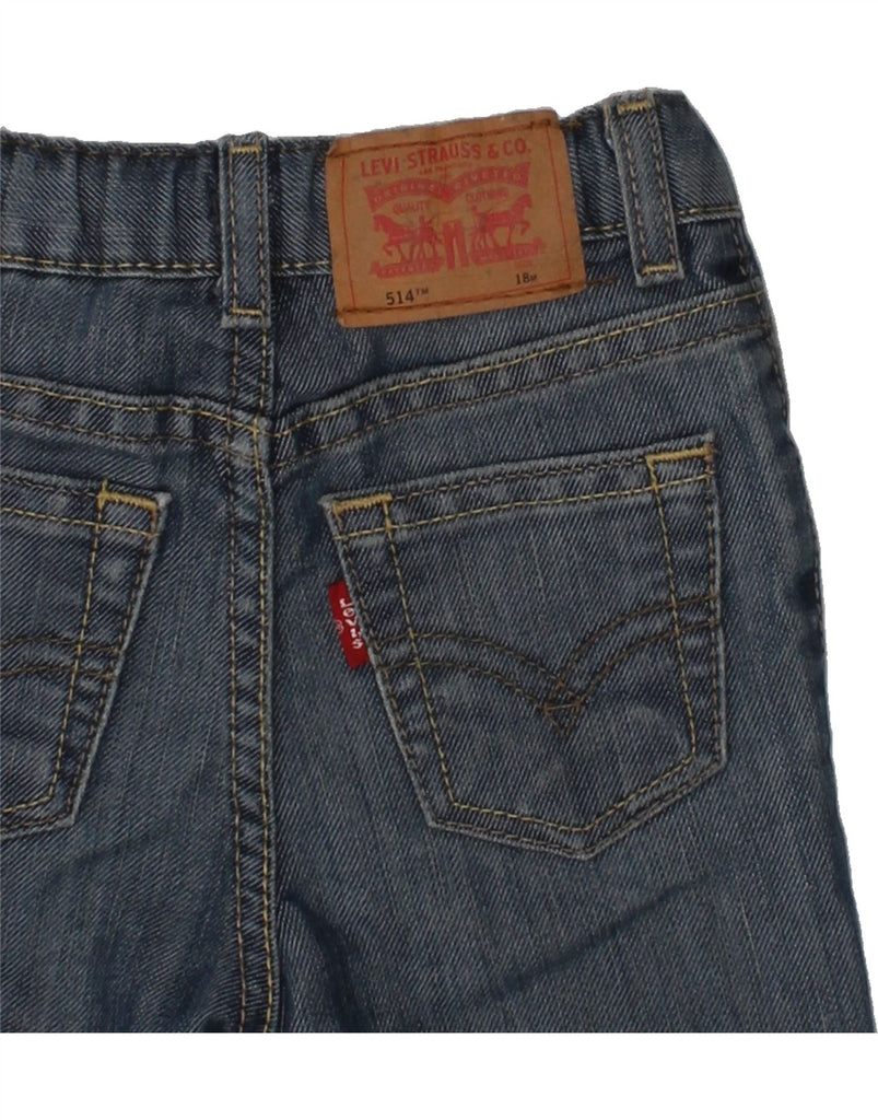 LEVI'S Baby Boys 514 Straight Jeans 12-18 Months W18 L11 Blue Cotton | Vintage Levi's | Thrift | Second-Hand Levi's | Used Clothing | Messina Hembry 