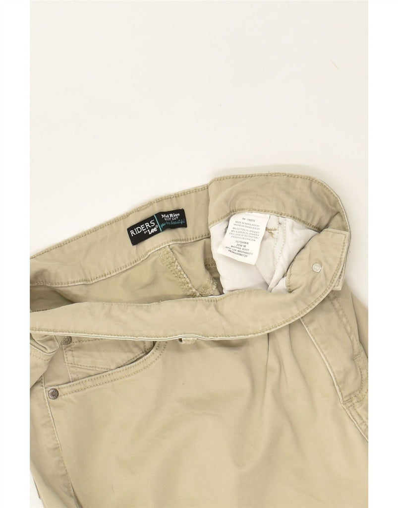 LEE Womens Mid Rise Bootcut Casual Trousers W38 L27 Beige Cotton | Vintage Lee | Thrift | Second-Hand Lee | Used Clothing | Messina Hembry 