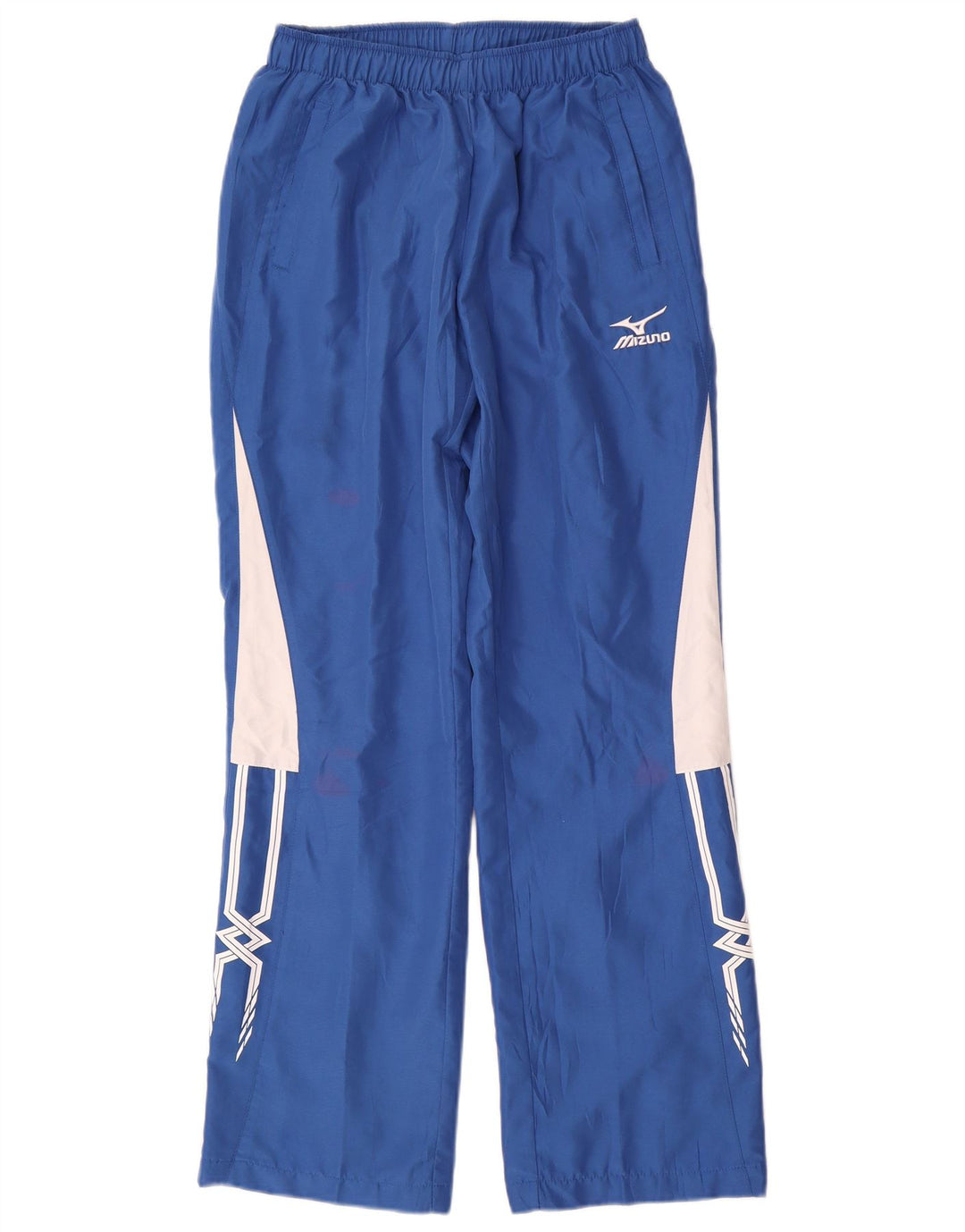 MIZUNO Womens Tracksuit Trousers UK 10 Small  Blue Colourblock Polyester