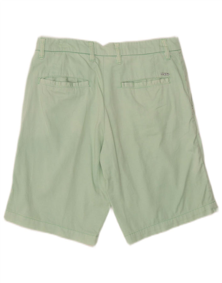 Guess Womens Chino Shorts W28 Medium Green Cotton