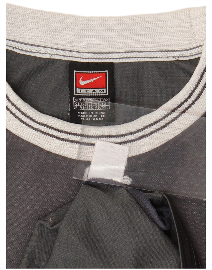 Nike Mens T-Shirt Top 2XL Grey Cotton