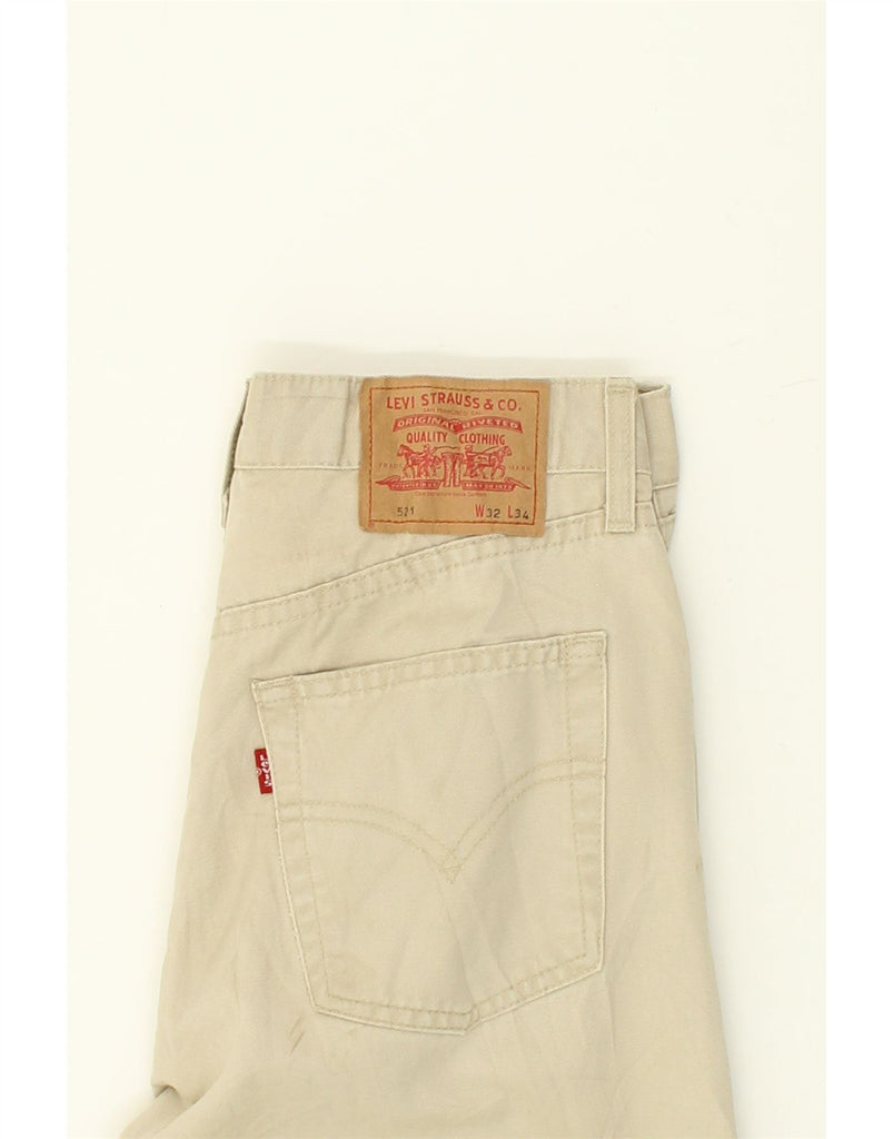 LEVI'S Womens 521 Straight Jeans W32 L34 Beige Cotton | Vintage Levi's | Thrift | Second-Hand Levi's | Used Clothing | Messina Hembry 