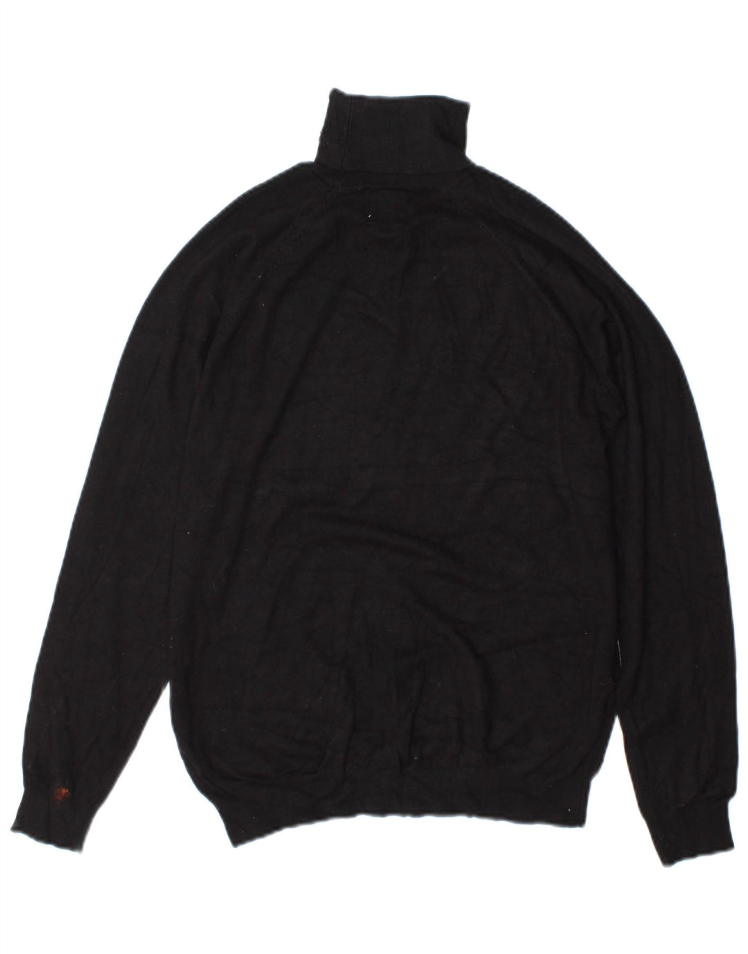 Zara Womens Roll Neck Jumper Sweater UK 10 Small Black
