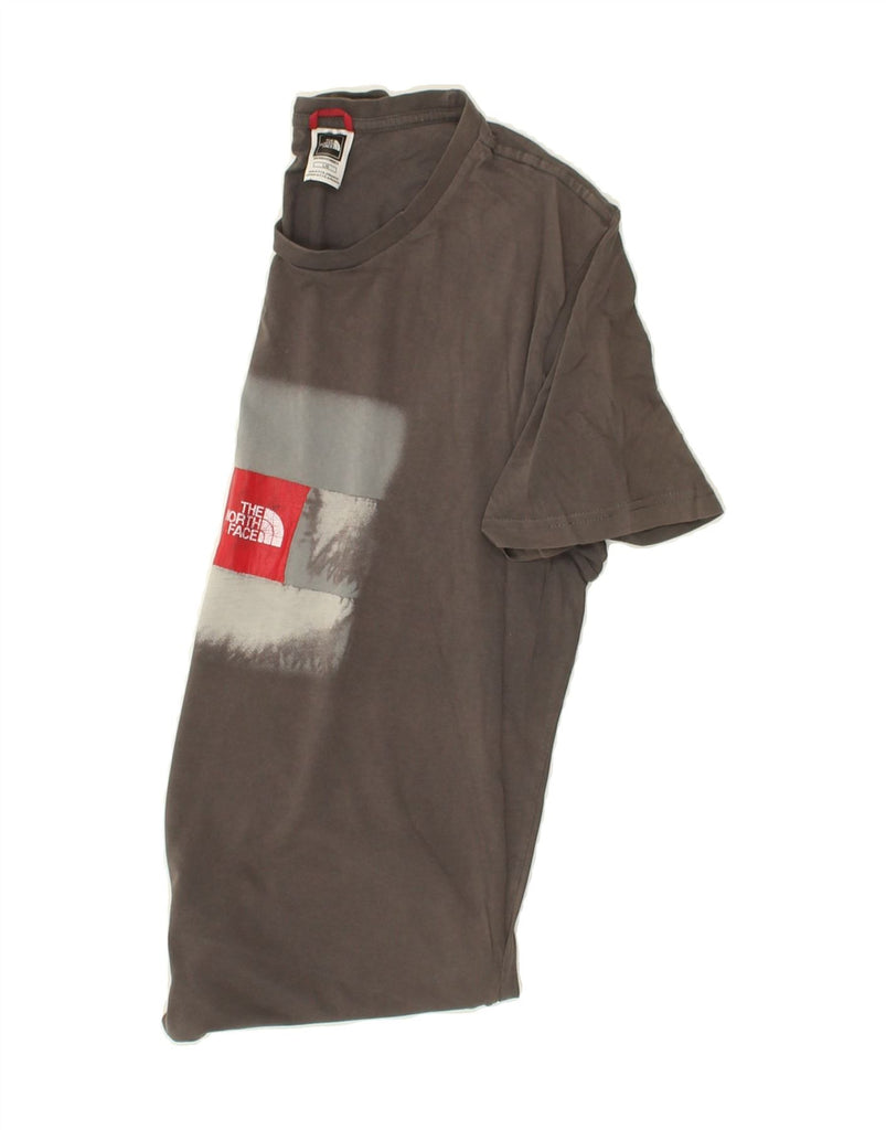 THE NORTH FACE Mens Graphic T-Shirt Top Large Grey Cotton | Vintage The North Face | Thrift | Second-Hand The North Face | Used Clothing | Messina Hembry 