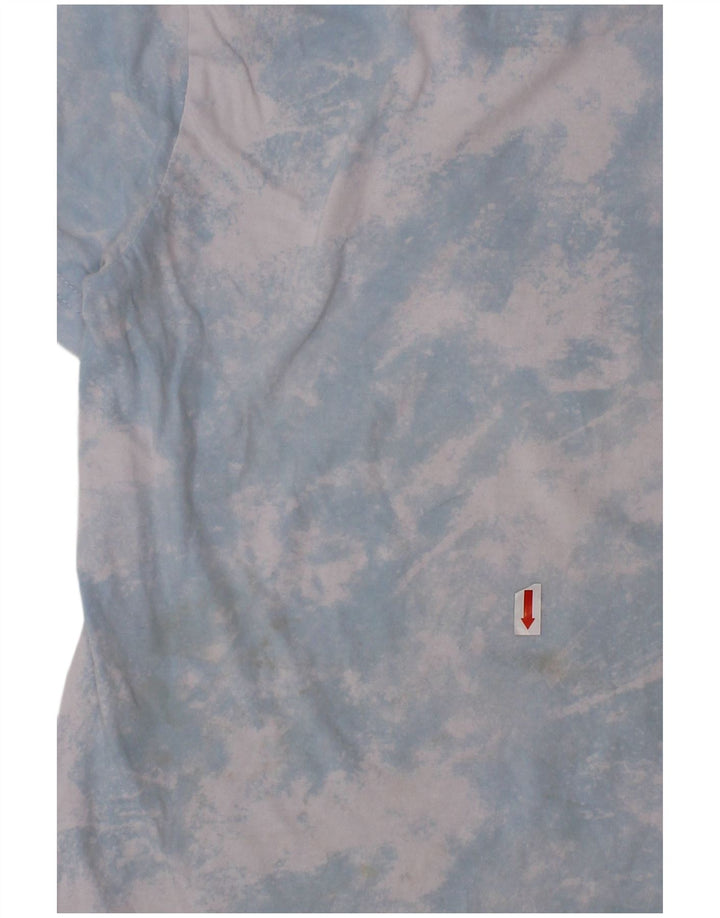 NIKE Boys Graphic T-Shirt Top 6-7 Years Large Blue Tie Dye