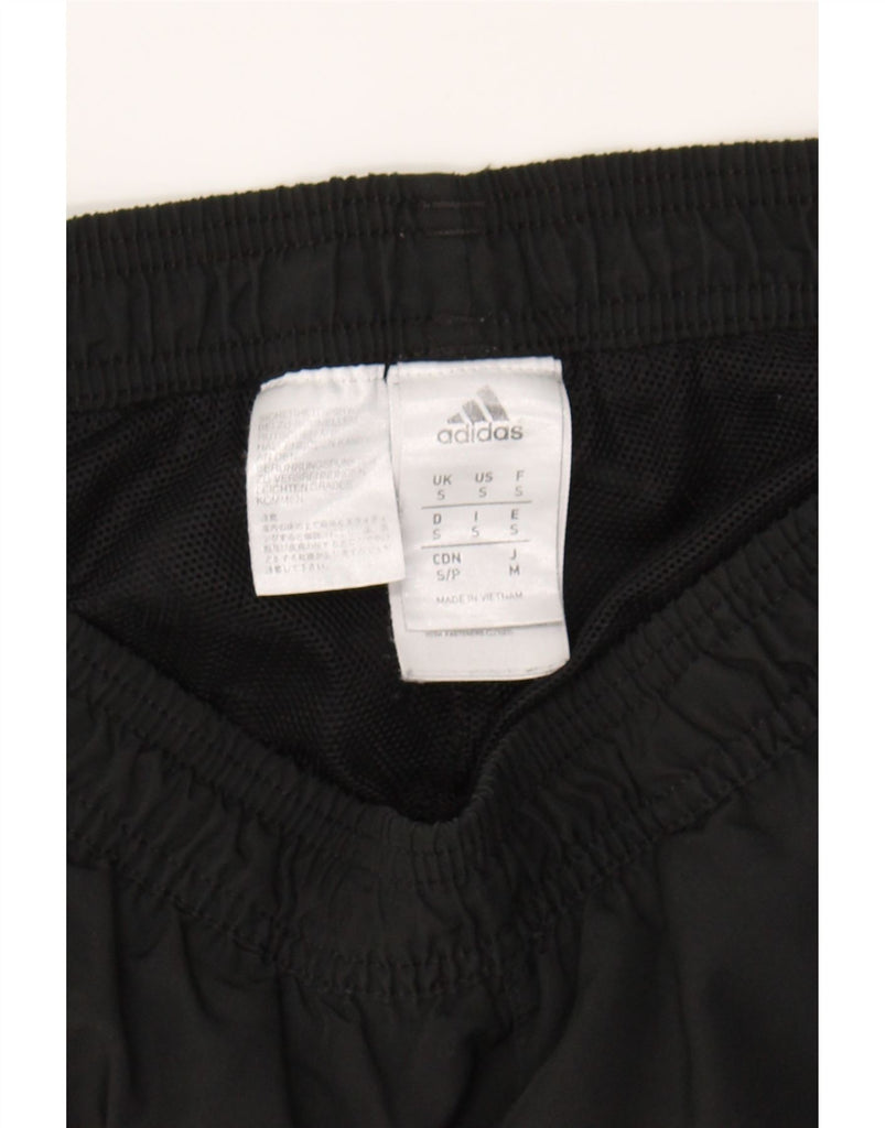 ADIDAS Mens Tracksuit Trousers Joggers Small Black Polyester Vintage Adidas and Second-Hand Adidas from Messina Hembry 