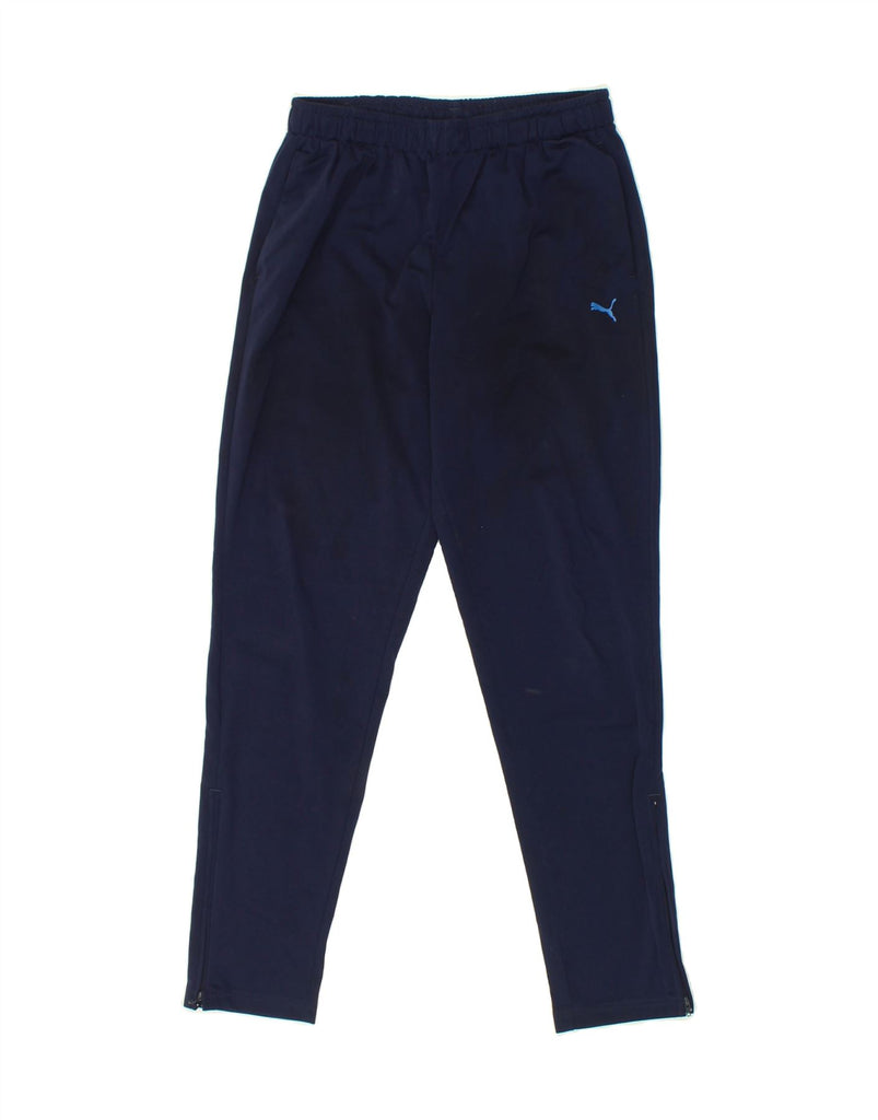 PUMA Boys Tracksuit Trousers 13-14 Years Navy Blue Polyester | Vintage Puma | Thrift | Second-Hand Puma | Used Clothing | Messina Hembry 