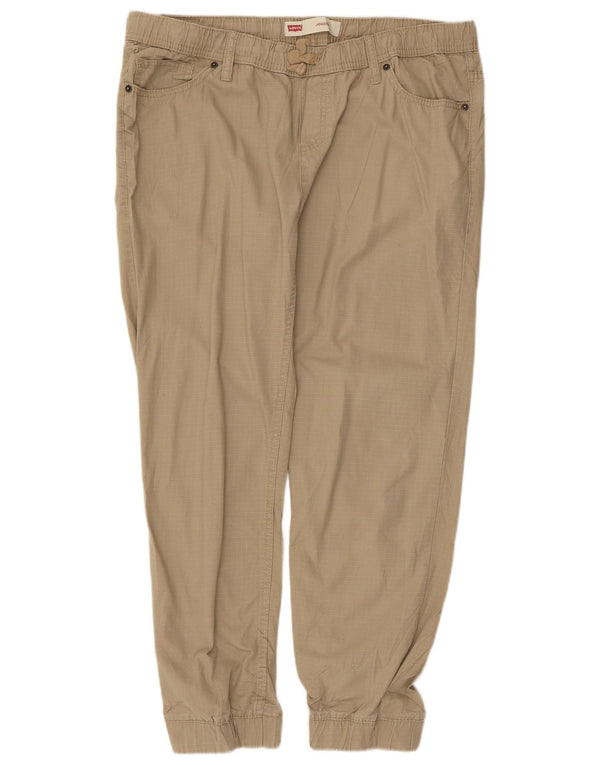 Levi's Boys Husky Joggers Casual Trousers 14-15 Years Large W36 L27 Beige