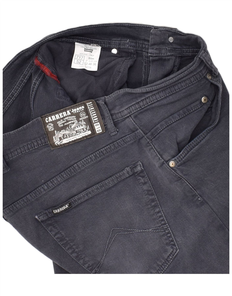 CARRERA Mens 717 Slim Jeans W36 L32 Navy Blue | Vintage Carrera | Thrift | Second-Hand Carrera | Used Clothing | Messina Hembry 