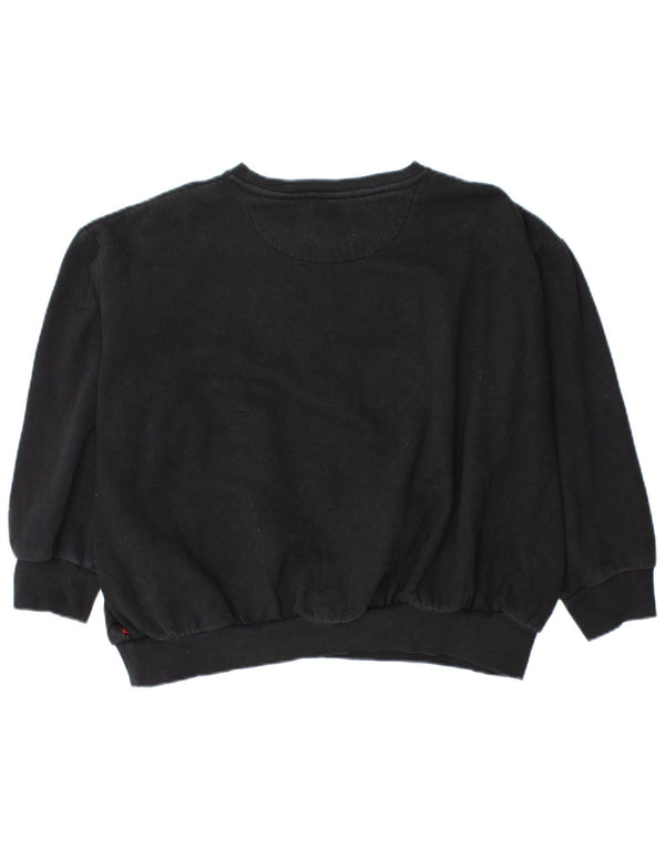 Levi's Girls Oversized Graphic Sweatshirt Jumper 12-13 Years Large Black