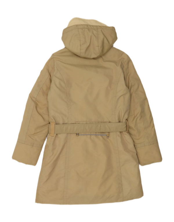 PEUTEREY Womens Hooded Padded Coat IT 42 Medium Beige