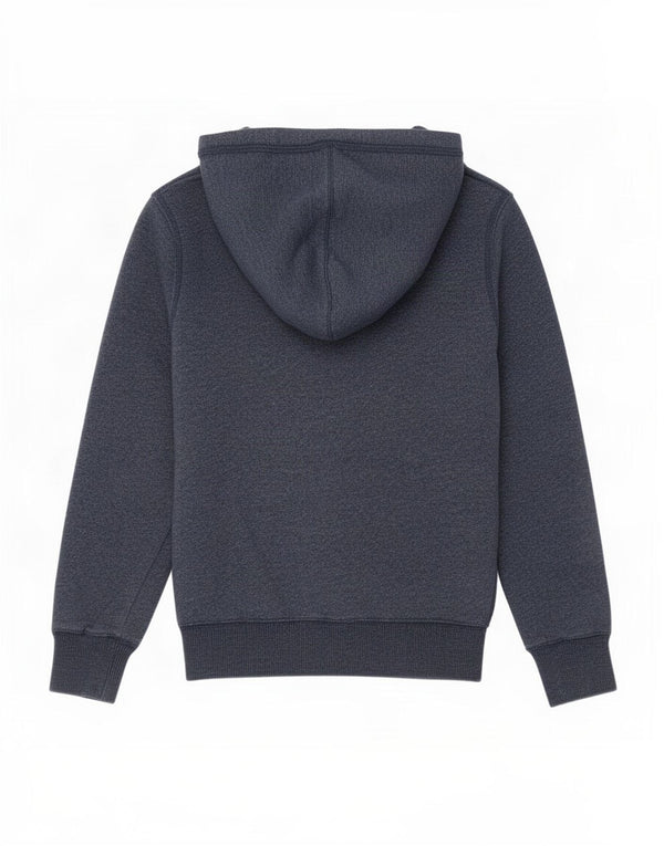 Levi's Boys Graphic Zip Hoodie Sweater 9-10 Years Blue Flecked Cotton