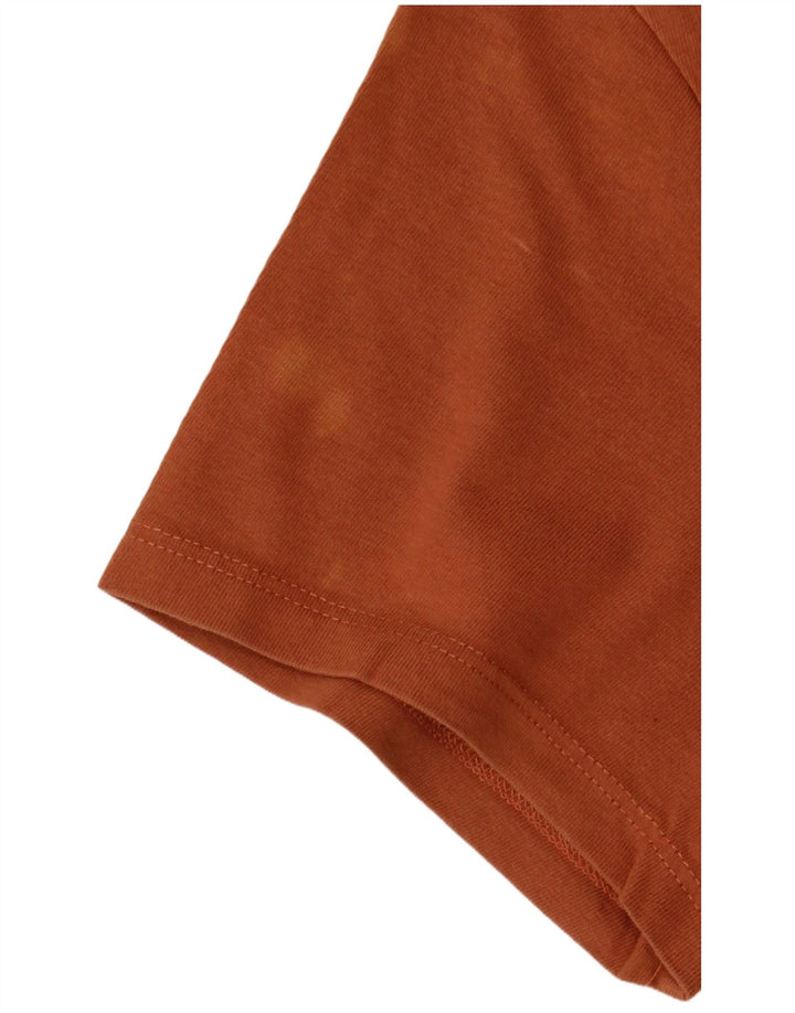 Levi's Mens T-Shirt Top Small Orange Cotton