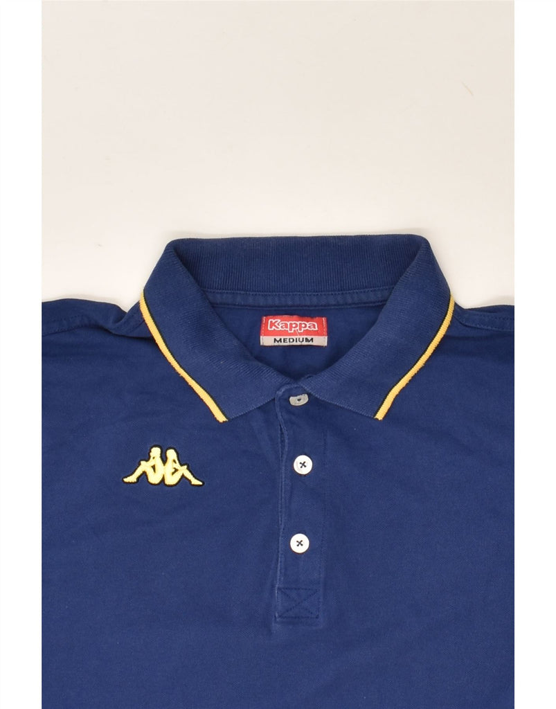 KAPPA Mens Polo Shirt Medium Navy Blue Cotton | Vintage Kappa | Thrift | Second-Hand Kappa | Used Clothing | Messina Hembry 