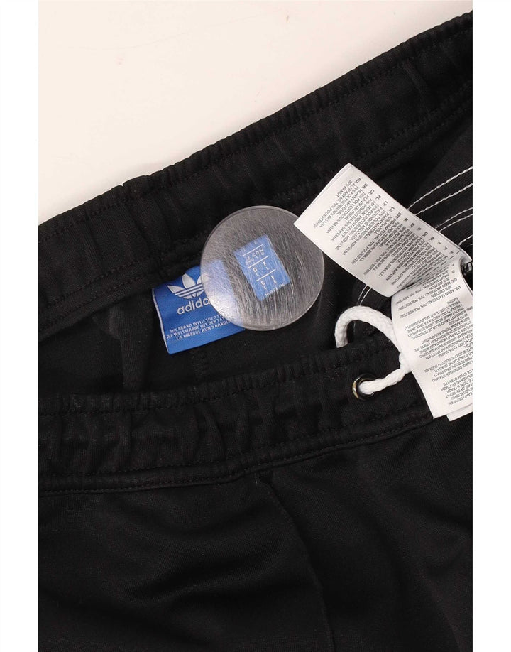 Adidas Mens Capri Tracksuit Trousers Large  Black Polyester