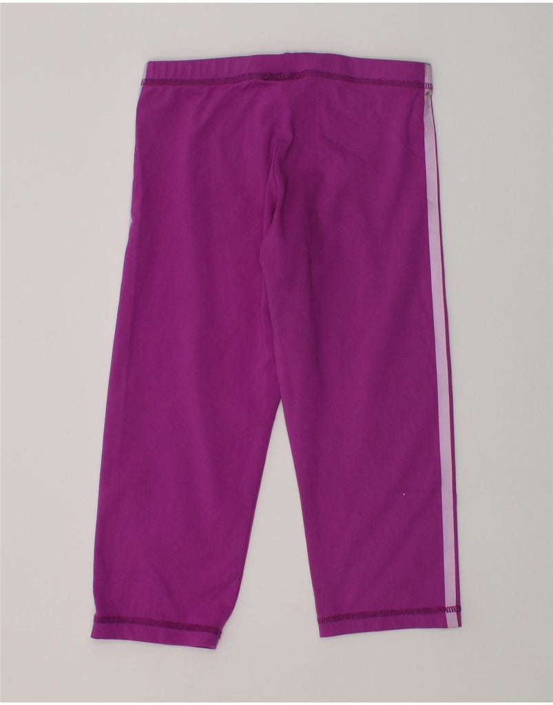 ADIDAS Girls Tracksuit Trousers 5-6 Years Purple Polyester | Vintage Adidas | Thrift | Second-Hand Adidas | Used Clothing | Messina Hembry 