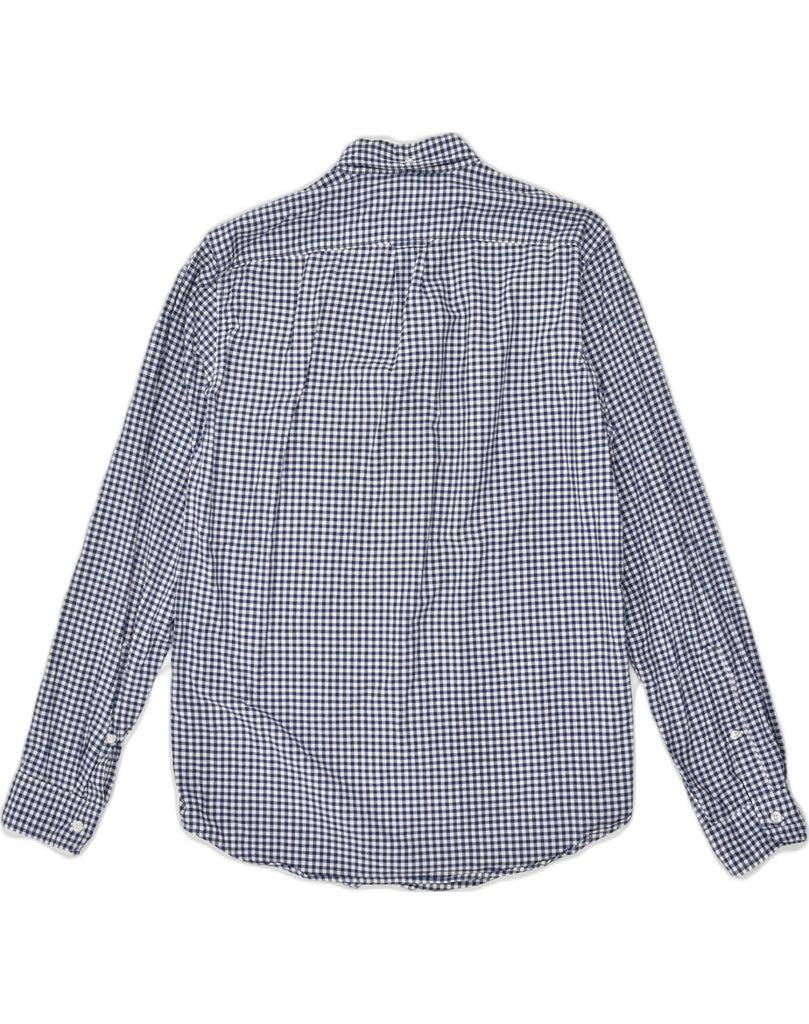 J. CREW Mens Shirt Medium Blue Gingham Cotton | Vintage J. Crew | Thrift | Second-Hand J. Crew | Used Clothing | Messina Hembry 