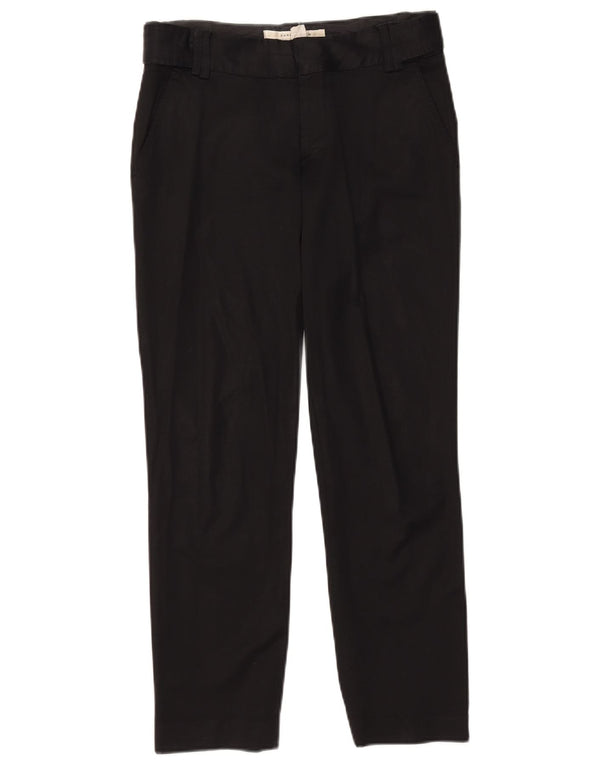 Zara Womens Slim Suit Trousers EU 36 XS W26 L26 Black Cotton