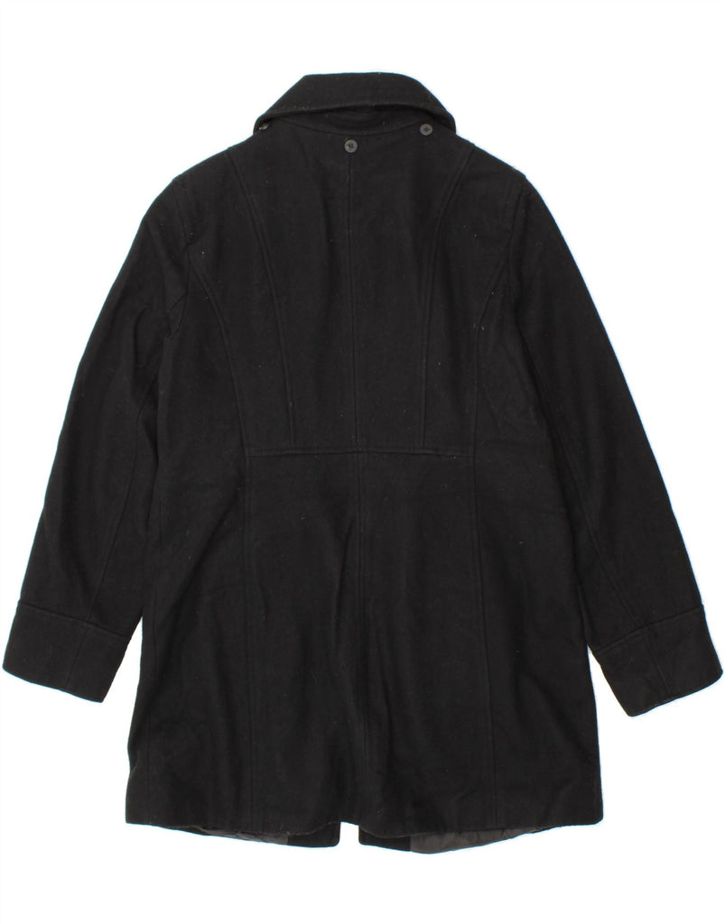 MICHAEL KORS Womens Overcoat US 14 XL Black Wool Vintage Michael Kors and Second-Hand Michael Kors from Messina Hembry 