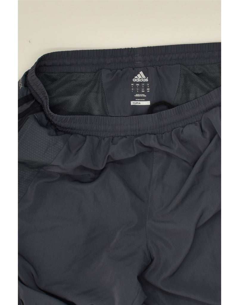 ADIDAS Mens Climacool Tracksuit Trousers Large Grey Polyester | Vintage Adidas | Thrift | Second-Hand Adidas | Used Clothing | Messina Hembry 