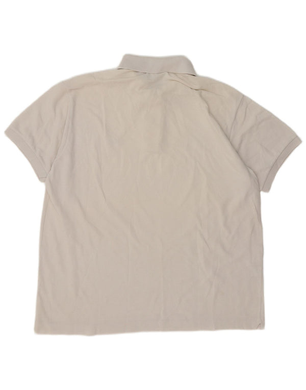 Lacoste Mens Classic Fit Polo Shirt Size 6 XL Beige Cotton