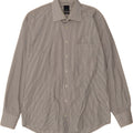 DANIEL HECHTER Mens Shirt Size 40 Medium Grey Pinstripe Cotton Vintage Daniel Hechter and Second-Hand Daniel Hechter from Messina Hembry 
