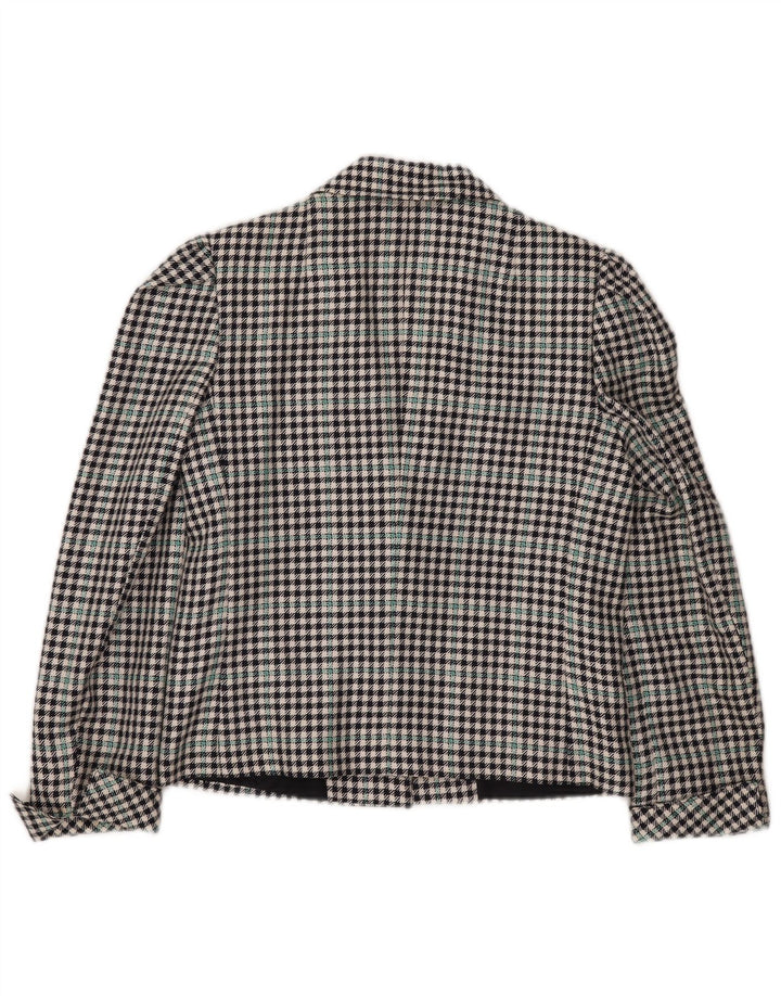 Vintage Womens Blazer Jacket IT 34 XS Multicoloured Houndstooth Classic