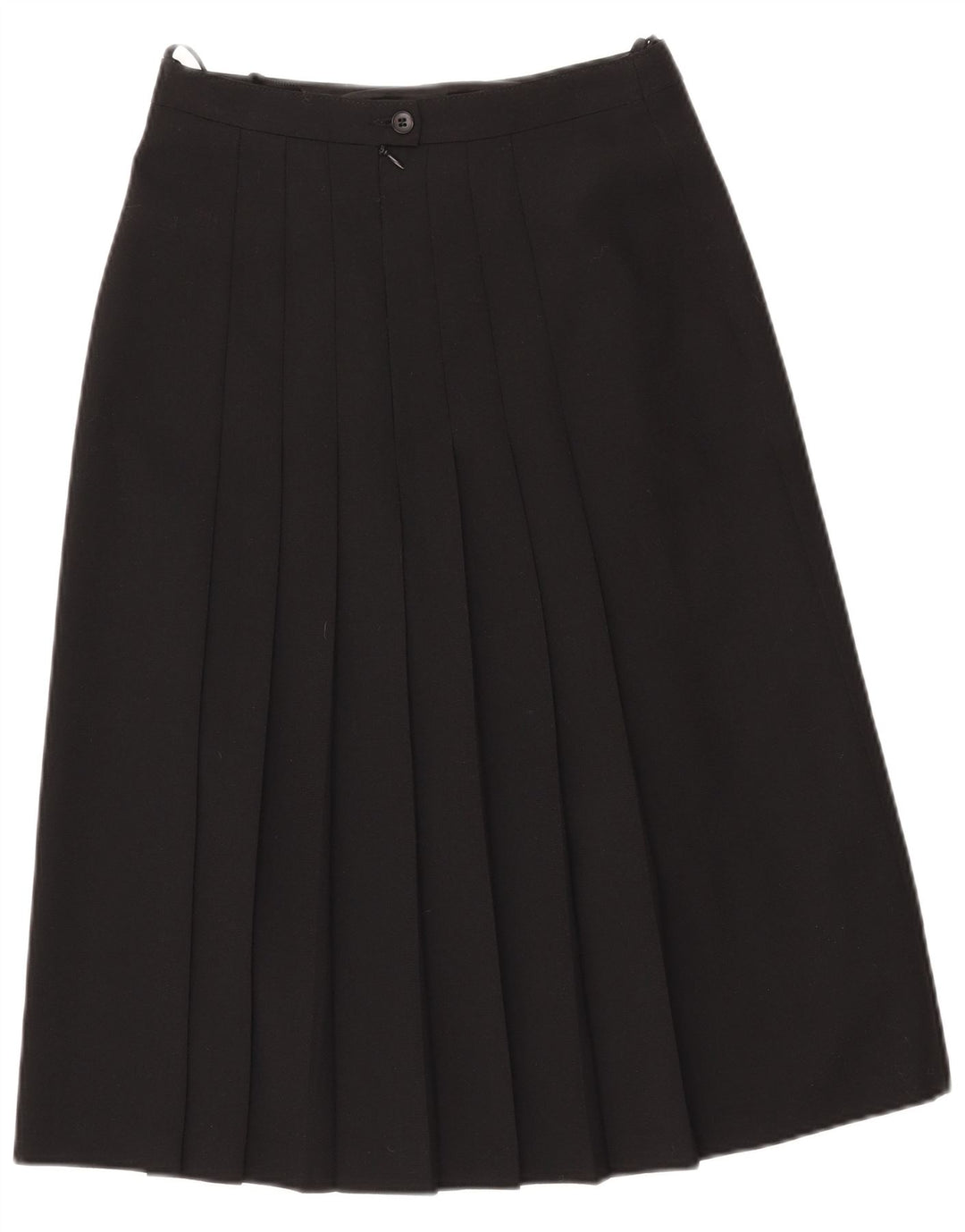 Del Mod Womens High Waist Pleated Skirt EU 38 Medium W27 Black Polyester