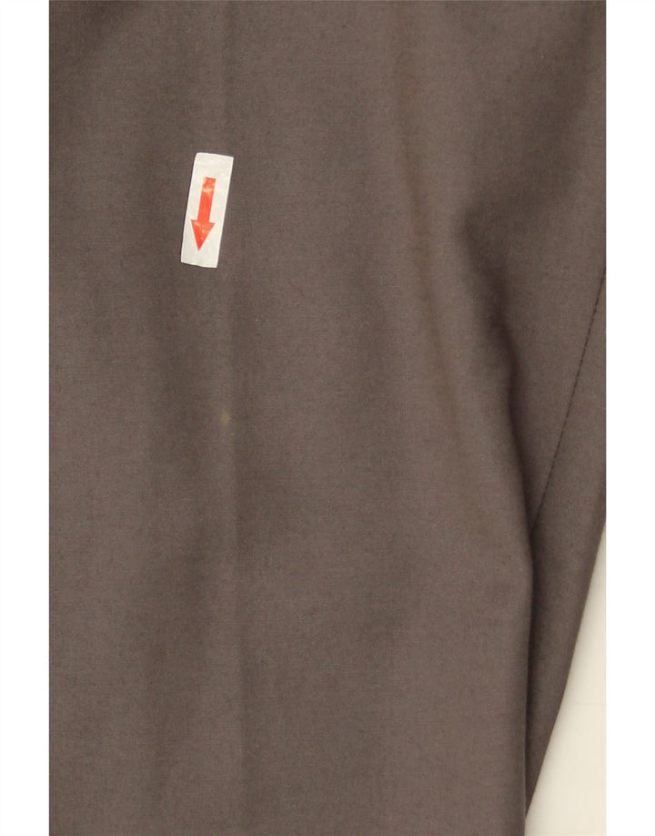 Marks & Spencer Mens Straight Suit Trousers W36 L31 Grey Cotton