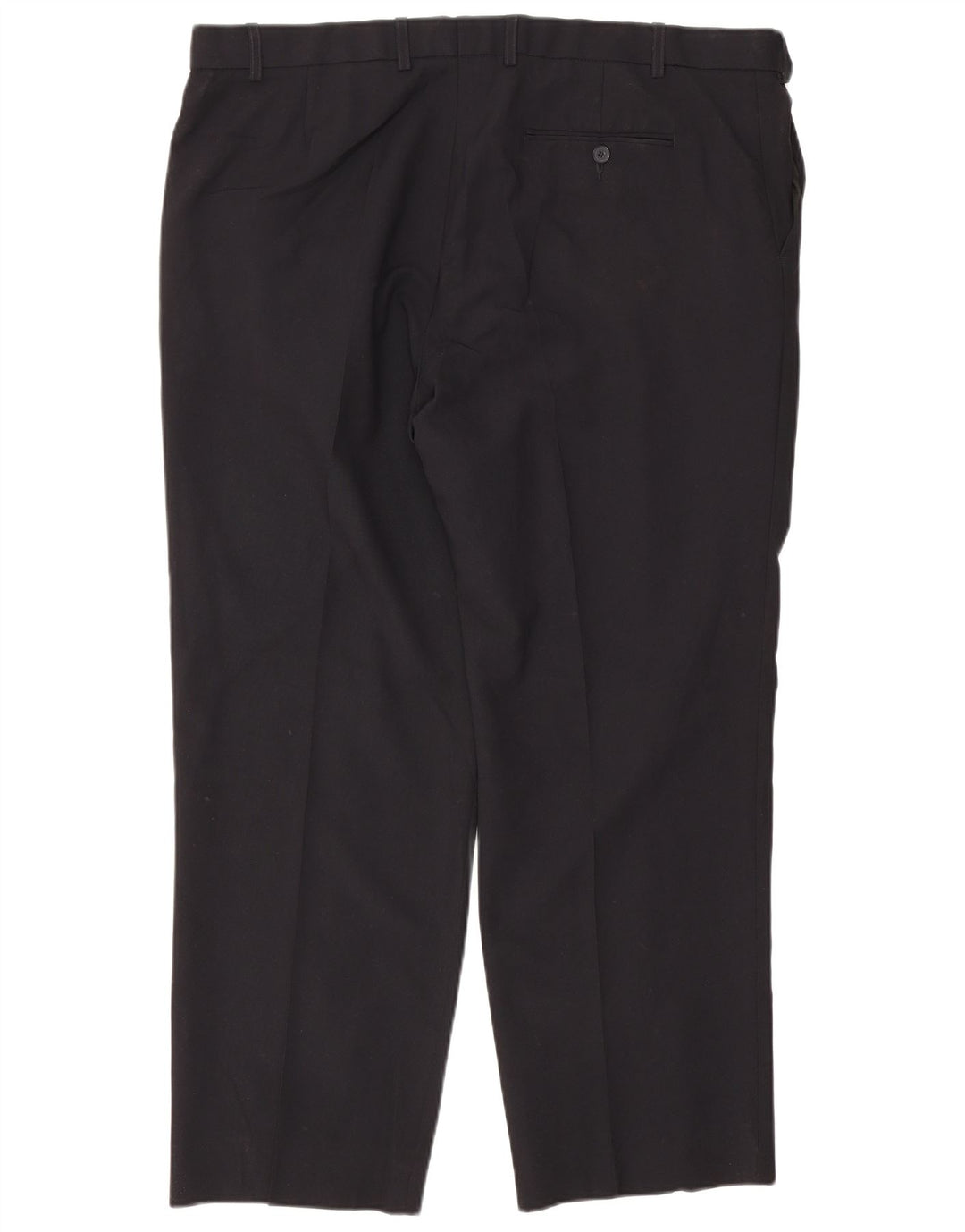 Marks & Spencer Mens Straight Regular Fit Suit Trousers W42 L29 Black
