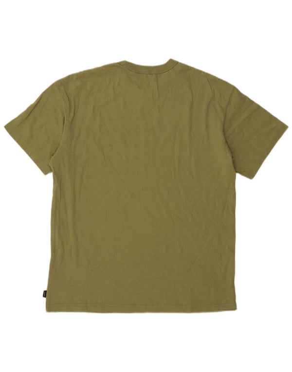 Nike Mens Loose Fit T-Shirt Top Medium Khaki Cotton