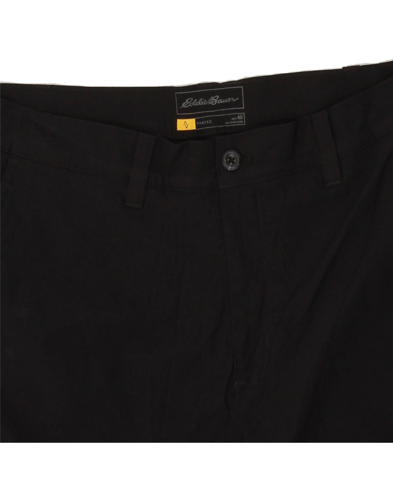 EDDIE BAUER Mens Chino Shorts W40 XL Black Nylon Vintage Eddie Bauer and Second-Hand Eddie Bauer from Messina Hembry 