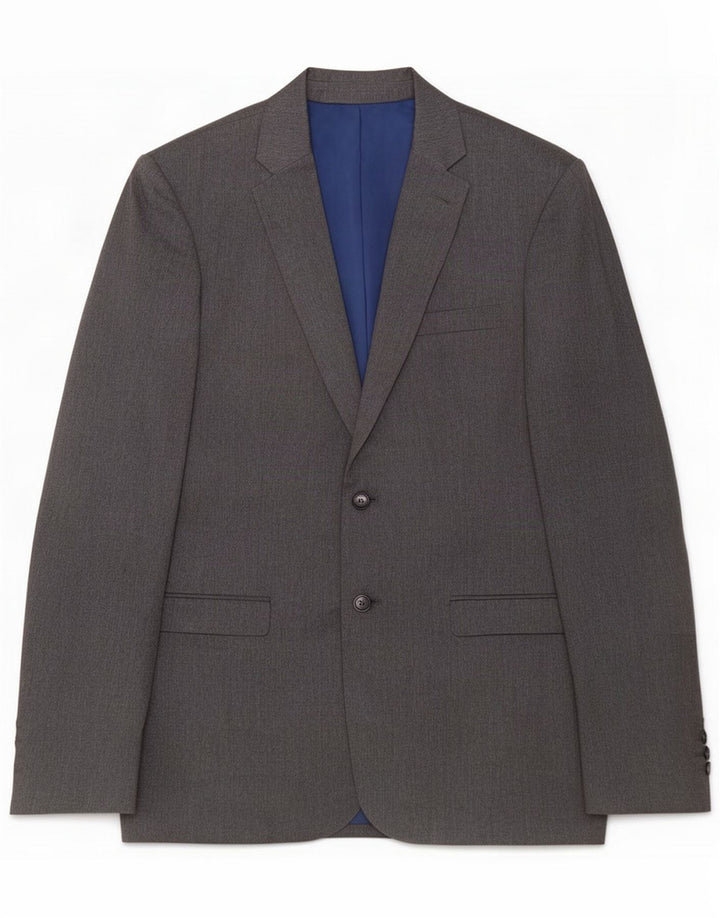 Marks & Spencer Mens Long 2 Button Blazer Jacket UK 40 Medium Grey