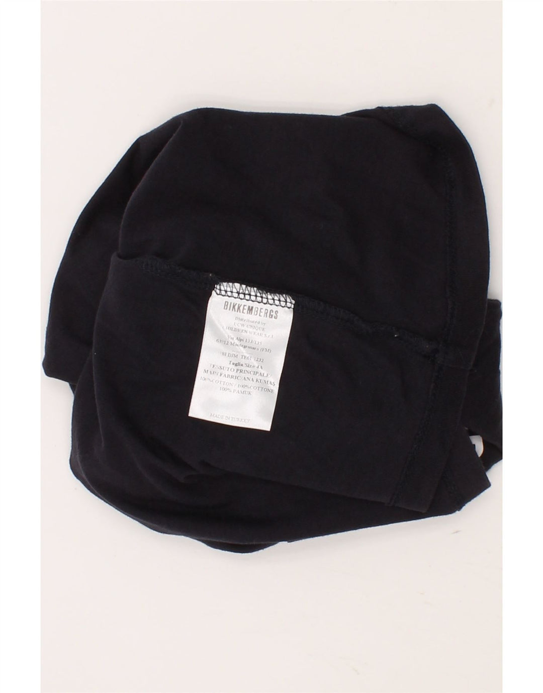 BIKKEMBERGS Boys Graphic Top Long Sleeve 3-4 Years Navy Blue Cotton Vintage Bikkembergs and Second-Hand Bikkembergs from Messina Hembry 