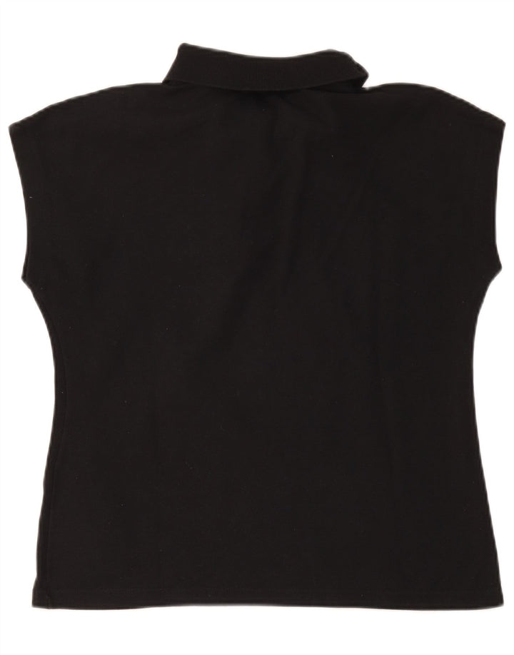 Fila Womens Polo Shirt IT 50 XL Black Cotton