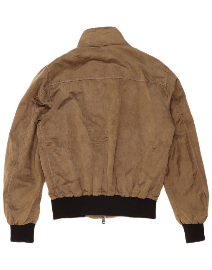 Refrigiwear Mens Rain Jacket UK 38 Medium Khaki Colourblock Polyamide