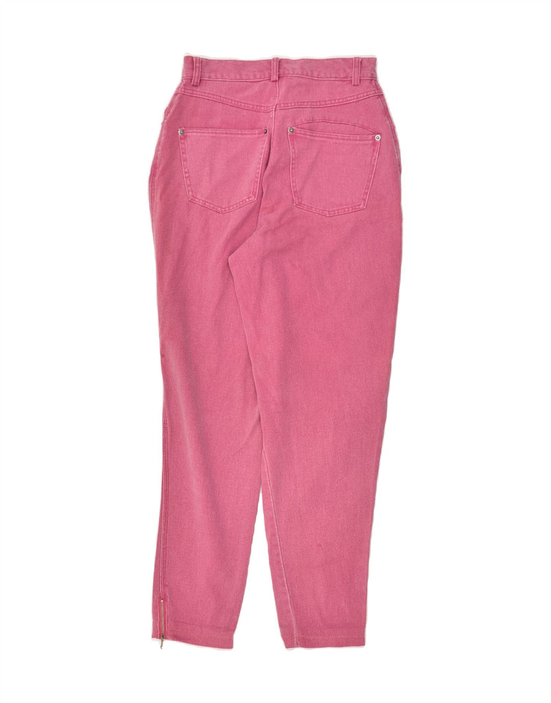 VINTAGE Womens Tapered Jeans IT 38 XS W26 L31 Pink Cotton | Vintage Vintage | Thrift | Second-Hand Vintage | Used Clothing | Messina Hembry 