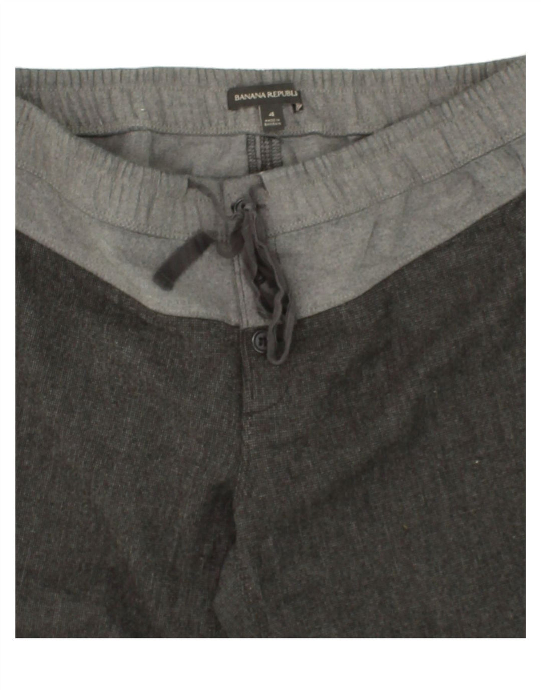 BANANA REPUBLIC Womens Joggers Trousers US 4 Small W32 L29  Grey Polyester Vintage Banana Republic and Second-Hand Banana Republic from Messina Hembry 