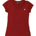 G-STAR Womens T-Shirt Top UK 10 Small Maroon Cotton Vintage G-Star and Second-Hand G-Star from Messina Hembry 