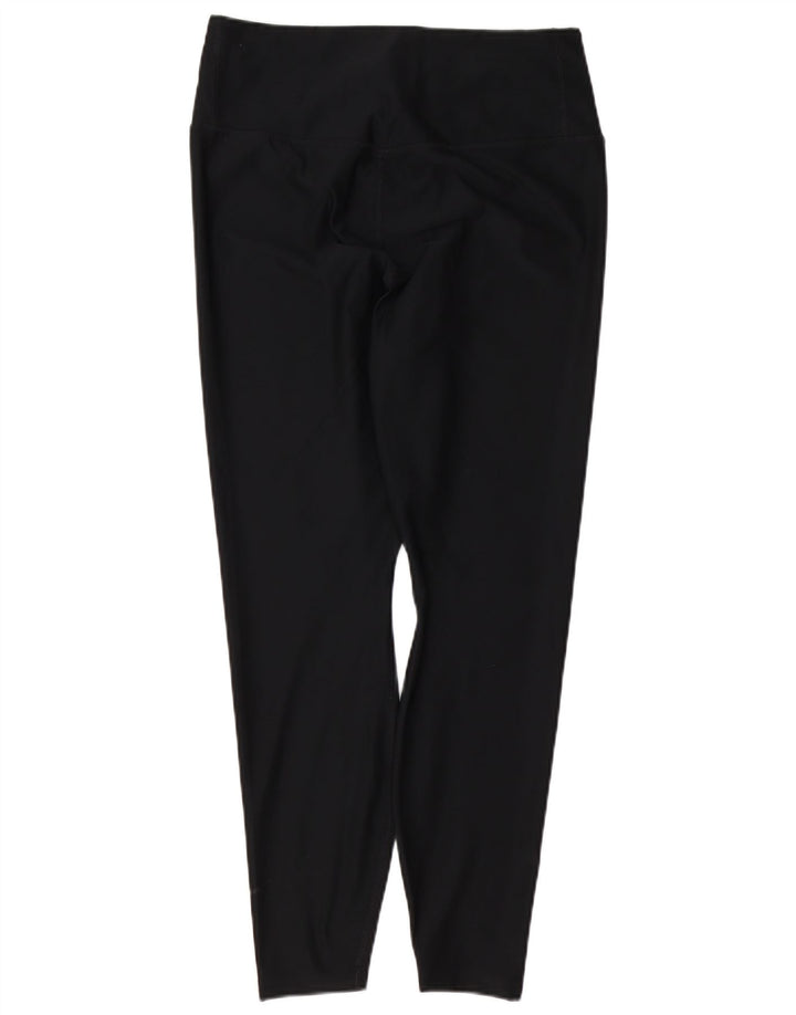 Nike Womens Dri Fit Leggings UK 18 XL  Black Polyester