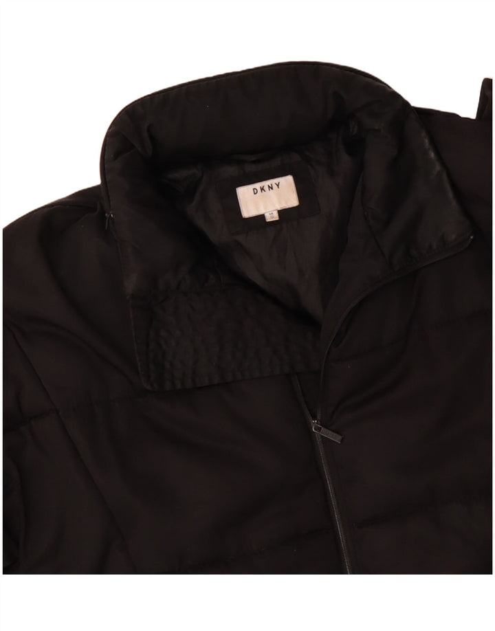 Dkny Girls Padded Jacket 13-14 Years Black Polyester