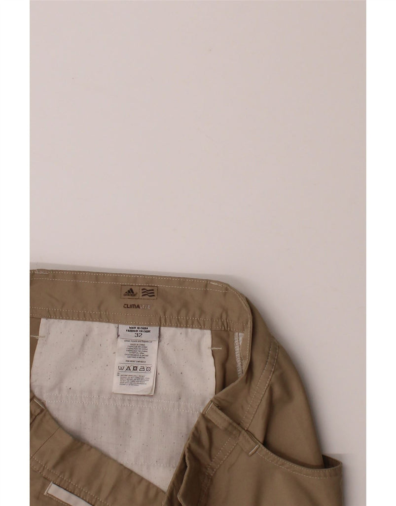 ADIDAS Womens Climalite Casual Shorts W32 Large  Beige Polyester Vintage Adidas and Second-Hand Adidas from Messina Hembry 