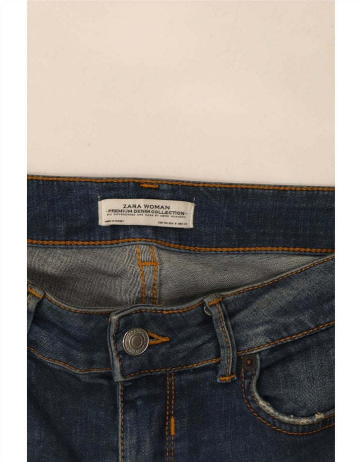 Zara Womens Distressed Skinny Jeans EU 40 Medium W30 L27 Blue