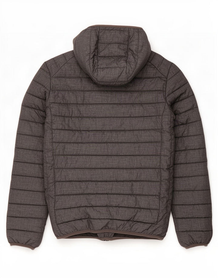 Ellesse Mens Hooded Padded Jacket UK 34 XS Grey Nylon
