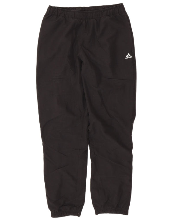 ADIDAS Mens Climalite Tracksuit Trousers Joggers Medium Black Polyester