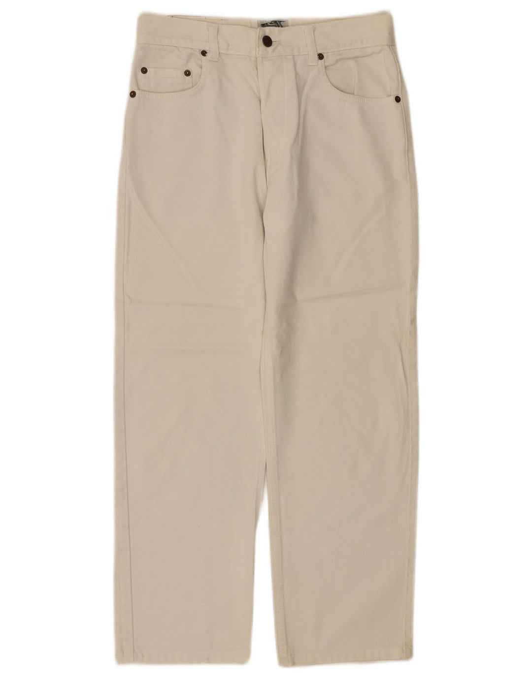 Uniform Womens Straight Jeans W28 L26 White