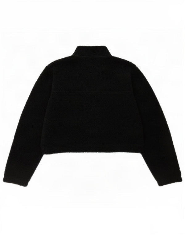 Nike Womens Therma-Fit Loose Fit 1/4 Zip Fleece Jacket UK 16 Large Black