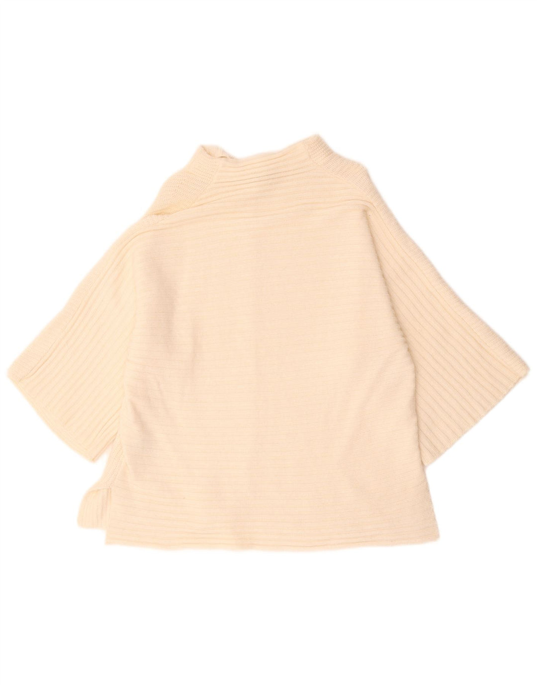 Marks & Spencer Womens Turtle Neck Jumper Sweater UK 10 Small Off White